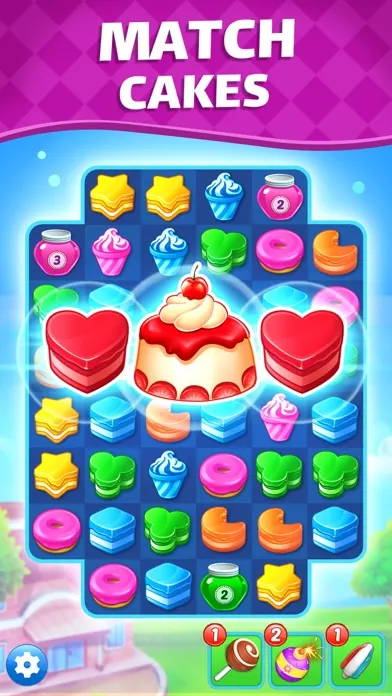 Cake Blast gameplay screenshot from the official store listing